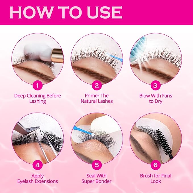 Lash Primer for Eyelash Extensions15ML Eyelash Primer Increase Lash Adhesive Bonding Power Pretreatment for Semi Permanent Lash Extension Ideal for Extend Lash Glue Retention Time(BUBBLE GUM)