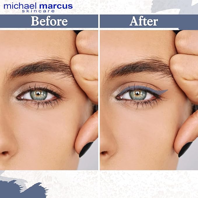michael marcus Makeup Cake Eye Liner (Twilight) - Water Activated Dry Pressed, Long-Lasting, Vibrant Color & Smudge Resistant Eyeliner - Cruelty & Paraben Free - For Beginner & Pro Makeup Artist