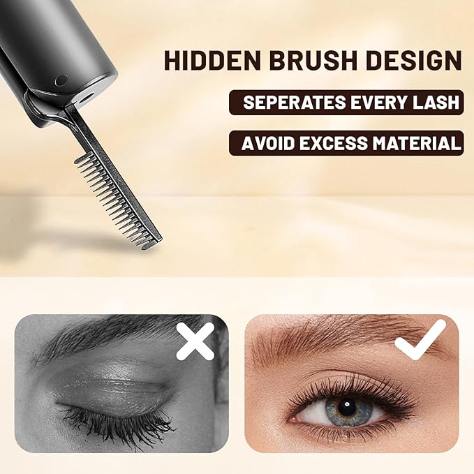 Unicos Lower Eyelash Stamp Bundle with Long-lasting Mascara
