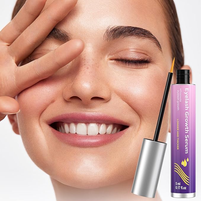 Eyelash Enhance Serum - Eyelash Enhancers & Primers - Purple - Promotes Natural Lash Growth for Longer, Fuller Lashes