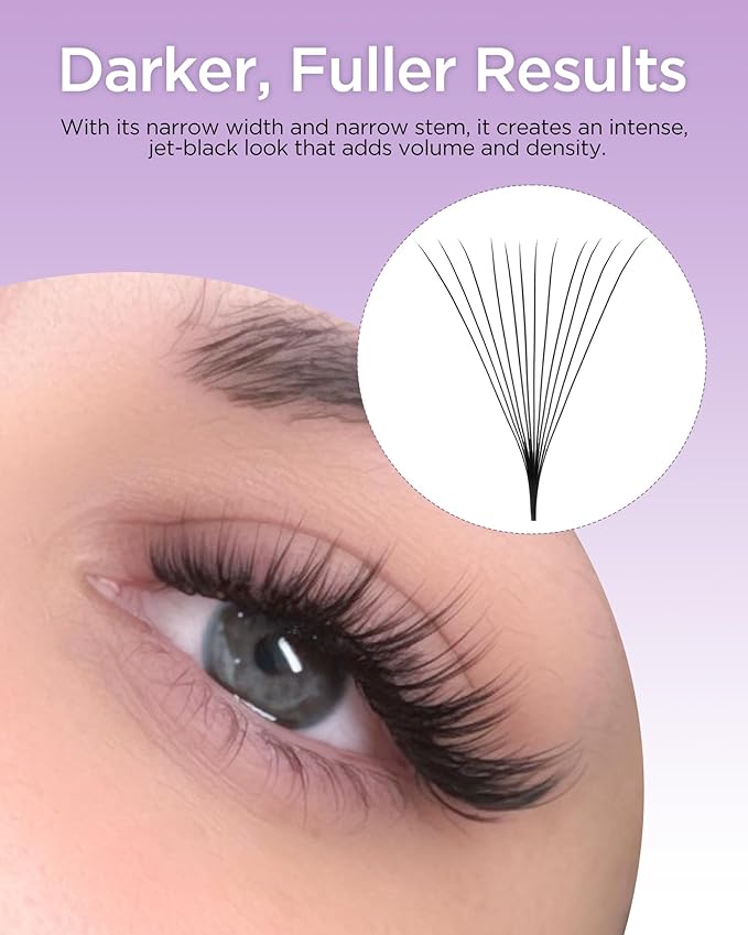 BEYELIAN Premade Lash Fans, 320 Fans Pre Made Fans Volume Lash Extensions 3D 6D 8D 10D 12D 20D 0.07 C/D Curl Save Time Eyelash Extensions for Professional Salon, 8-15mm MIX Easy to Use (12D-0.07-D)