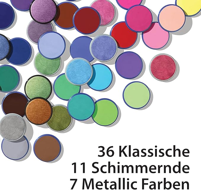 Snazaroo Classic Face and Body Paint, 18.8g (0.66-oz) Pot, Dark Grey