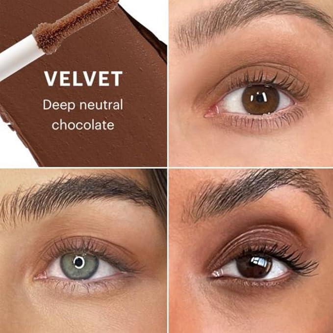 Glo Skin Beauty Essential Eye Base - 3-in-1 Multitasking Eyelid Tint, Primer & Color Corrector - Vegan Shades (Velvet)