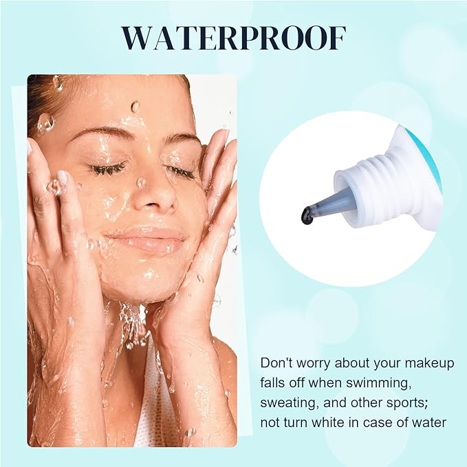 Lash Cluster Glue 1 Week Retention Sensitive DIY Lashes Extension Glue Low Fume Individual Eyelash Adhesive 5s Drying Time Waterproof Eyelashes Bond for Self Application