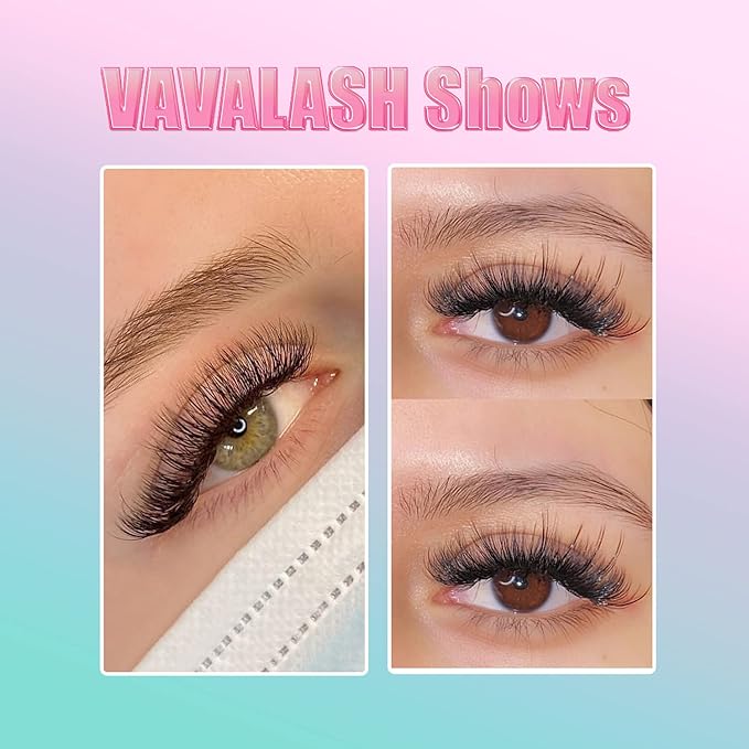 Eyelash Extensions 3D 4D 5D 6D 8D 9D 10D Thickness 0.07/0.1 C/D Curl Eyelashes Middle Stem Premade Fans Russian Volume Lash Extensions Supplies (Middle Stem 12D-0.07-C-8-15mm)