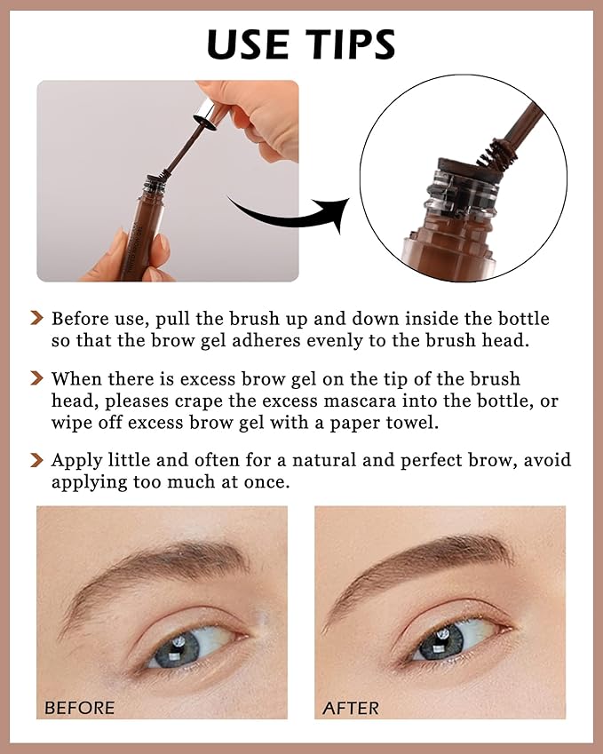 Tinted Eyebrow Gel- 1Pcs Long Lasting Waterproof Grey Tinting Eye Brow Glue,Gray Brow Filler,Brow Fast Sculpt,Fill in Eyebrows and Cover White Hairs,Mother's Day Eye Makeup Gift for Women Mother-#13