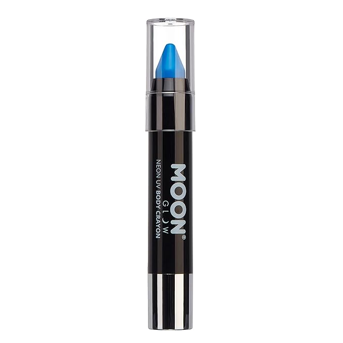 Neon UV Paint Stick Body Crayon for The Face & Body – Intense Blue