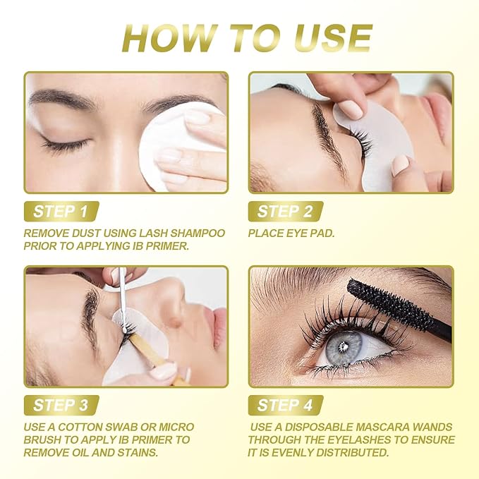 15ml 1 Bottle Banana IB Primer Original Korea Eyelash Extensions IB First For Pre Long False Eyelash Extension Nursing