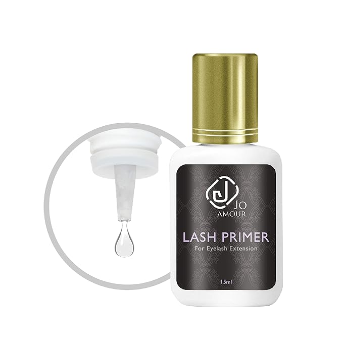JOAMOUR Lavender Eyelash Extension Lash Primer 15ml | Professional Use for Lash Extension | Easy to remove Proteins and Oils | Nourish Your Natural Lash | Enhances Glue Retention & Dry Time