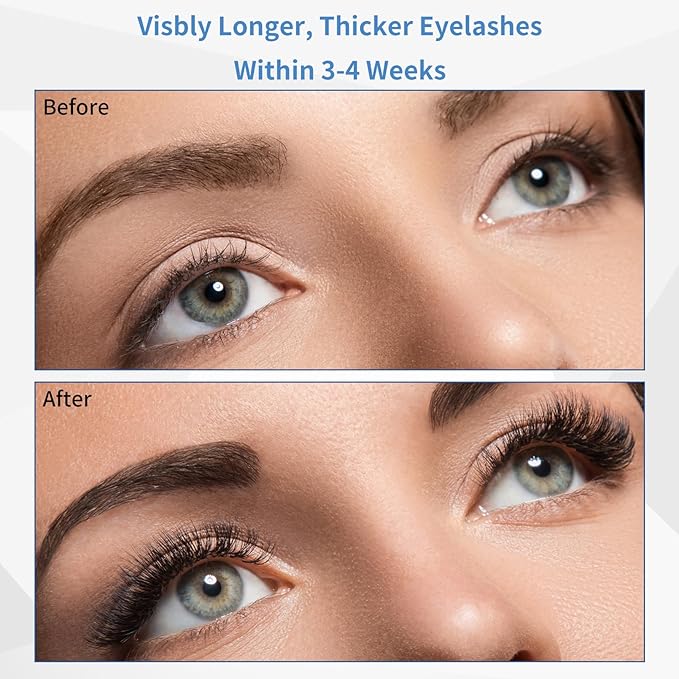Lash Serum 4ml Nourishing Eyelash Serum Gentle Moisturizing Lash Serum for Thick Long Natural Eyelashes No Irritating