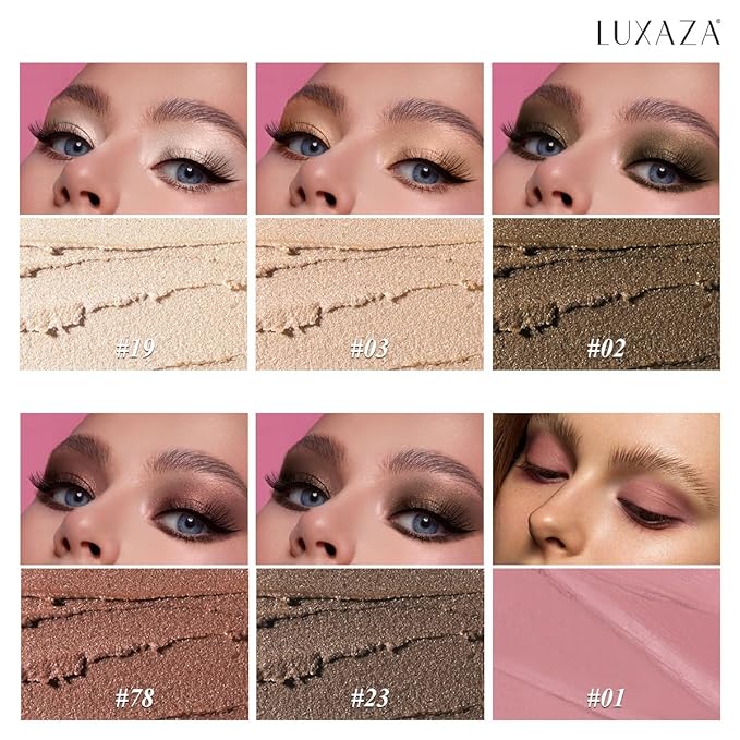Neutral Cream Eye Shadow Eyeliner Makeup Sticks, Classic-A002 + A003