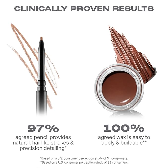 Morphe High Archiever Everyday Essentials Brow Kit - Precision Micro Eyebrow Pencil, Tinted Sculpting Brow Wax & 3-in-1 Brush for Shaping, Filling & Defining - Almond (3 Count)