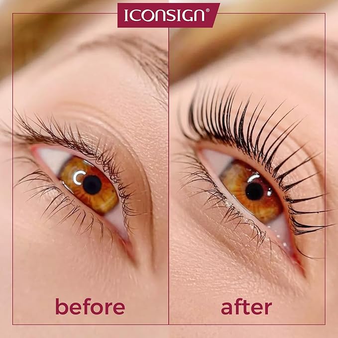 ICONSIGN Lash Lift Kit, 2 in 1 Brow Lamination Eyelash Perm Kit, Professional Lash Perm Kit for Natural Lash Lift and Brow Enhancement (Quantity: 2×5 Packs)