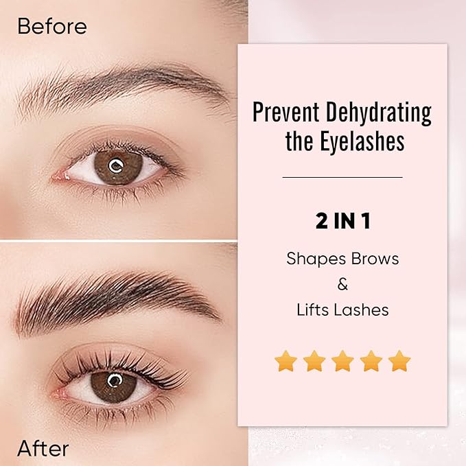 PERMANIA Lash Lift Rod Adhesive, Lift Glue Balm, Soft Fragrance Strong Viscosity and Water Solubility for Lash Perm Kit (White Peach)