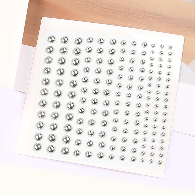660pcs Sliver Face Gem Rhinestones Stickers Fake Lip Nails Stickers Fake Nose Stud Eyebrow Ear Stud Non Piercing Earring Studs Silver Belly Button Jewelry Gothic Cool Punk Y2K Makeup for Women Men