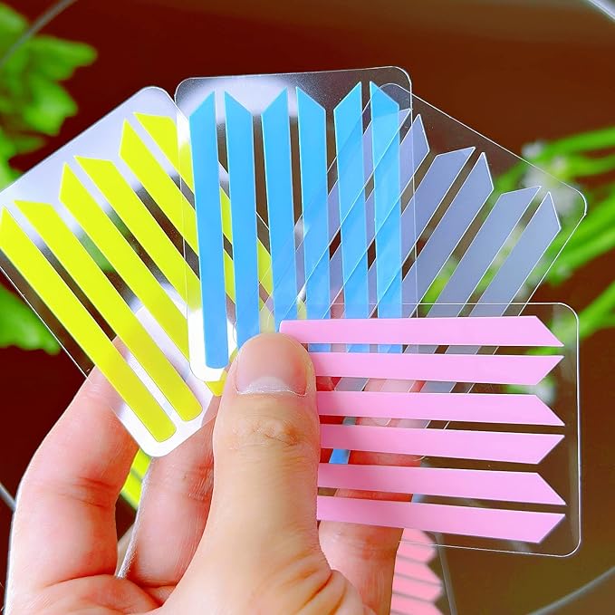 Lash Lift Ribbons 4 Colors Eyelash Perm Covers 12 Pairs Covers Ultra Thin & soft Compensator Ribbon Strong Band Form To Press Lash Sit on Shield Firmly During Applying Perm Lotion Eye-catching Tapes