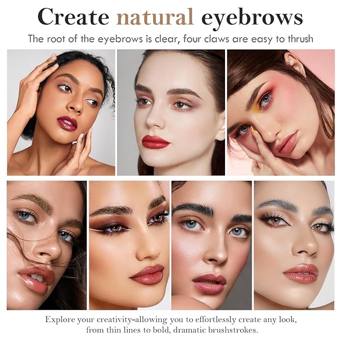 Eyebrow Pen Dark Brown, Microblading Eyebrow Pencil Smudge-Proof Brow Pencil with Upgrade Micro-Fork Tip Waterproof Microblading Pencil for Eyebrows Long-Lasting Natural By Aaiffey