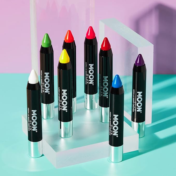 Neon UV Paint Stick Body Crayon for The Face & Body – Intense Green