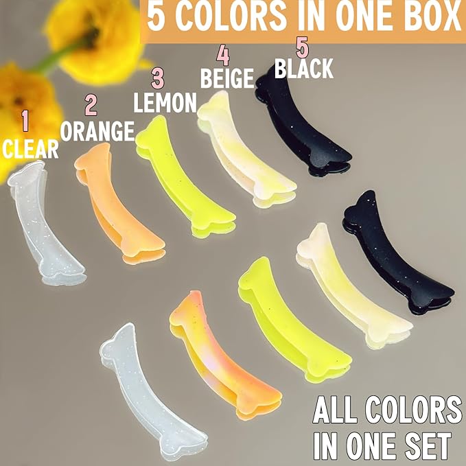 Lash Lift Ribbons Eyelash Lifting Shields Mate Mini Lami Lamination Roller Tool Soft Silicone Perm Rod Ribbon Gel Eyelash Perming Covers Mini Lash Tape String (Colorful Lash Lift Shield Partner)