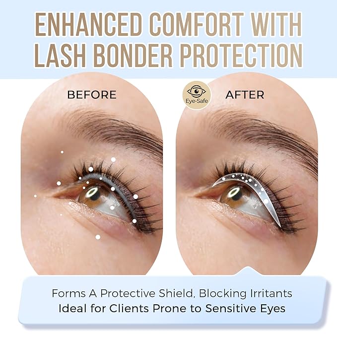 LASHVIEW Lash Bonder for Eyelash Extension,Lash Sealant,Glue Accelerator,Super Bonder Longer Retention,Low Irritation, Water Oil Proof,Increase Lash Retention by up to 60% (20ml)