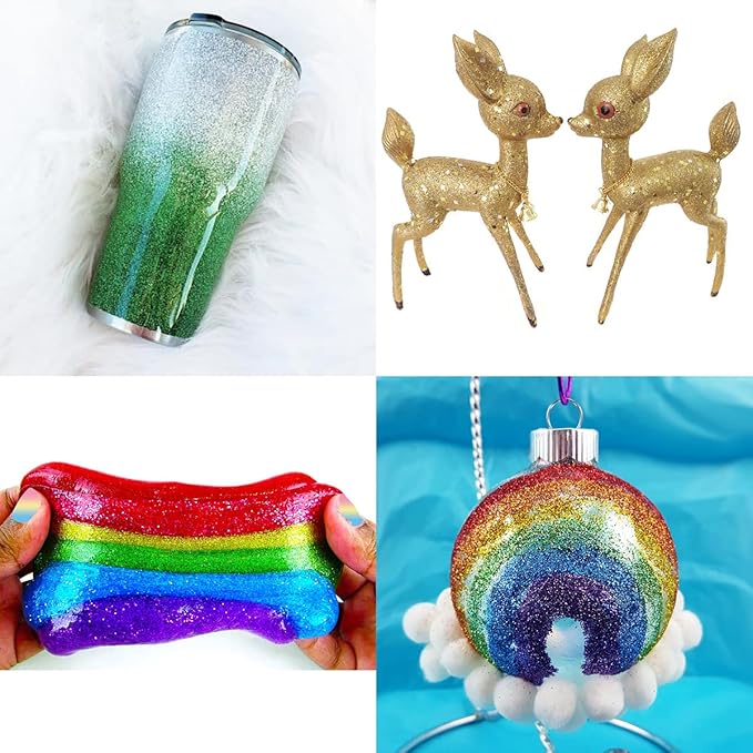 100g Holographic Ultra Fine Glitter, Sparkle Makeup Glitter, Extra Fine Craft Glitter Resin Sequins for Epoxy Glass Resin Art Tumblers Body Hair Face Nail (Laser Silver)