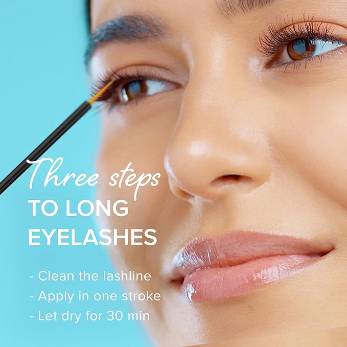 MAREE Lash Serum for Eyelash Growth - Advanced Eyelash Serum to Grow Lashes & Brows - Hyaluronic Acid, Biotin, Peptides & Vitamins for Thicker, Longer Eyelashes and Eyebrows - Suero de Pestañas