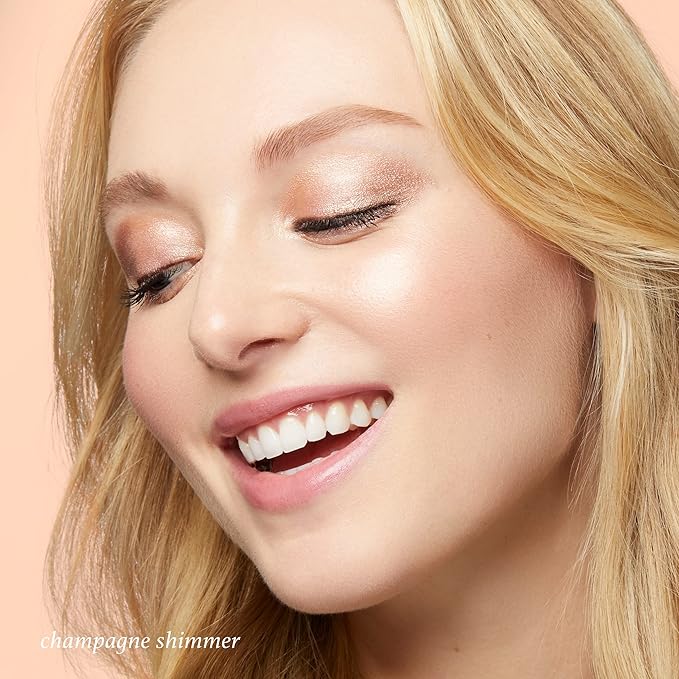 Julep Eyeshadow 101 Crème to Powder Waterproof Eyeshadow Stick, Champagne Shimmer & With a Twist Lash Boosting Volumizing and Lengthening Mascara with Bamboo