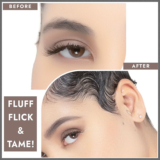 Longwear Eyebrow Gel, Volumizing Brow Gel, Precise Spoolie Applicator Brush For Flawless Make up, Clear Brow Gel For Eyebrow Kit & Makeup Kit, Long Lasting, Waterproof, Vegan, Cruelty-Free