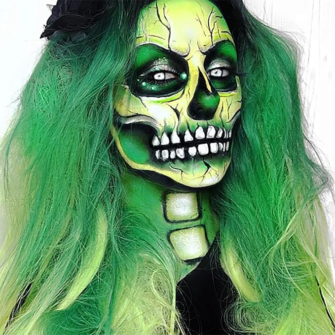 Mysense Pastel Yellow Face Body Paint,Water Based Washable Face Paint,Non-toxic Cream Body Paint for Adults and Kids,Yellow Face Painting for Halloween Cosplay SFX Ogre Demon Makeup,0.6oz