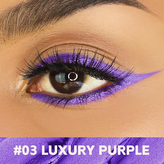 Glitter Eyeshadow Stick, Dual-Ended Eyeshadow Pencil Eyeliner, Eyeshadow Powder and Smooth Eye Liner, Waterproof Makeup Crayon, Long Lasting Eye Brightening Stick
