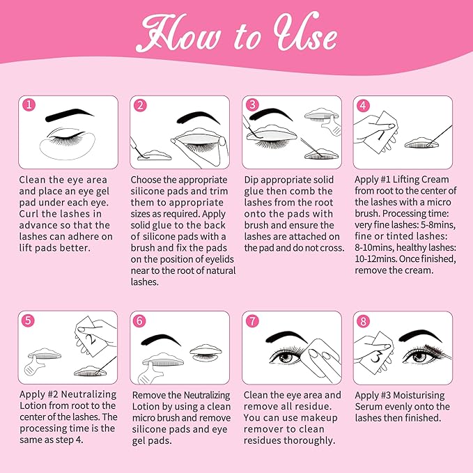Beauty7 Upgraded 2 in 1 Lash Lift& Eyebrow Lamination Kit Eyelash Balm Lash Perm Kit Eyelash Lifting Lash Curling Semi-Permanent Curling Perming Wave Professional Salon at Home