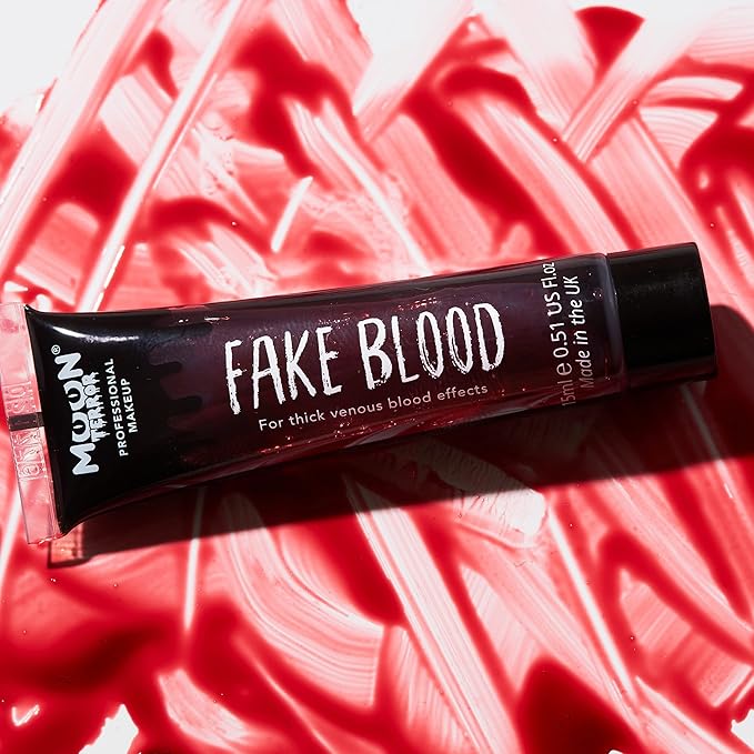 Pro FX Fake Blood - 0.50fl oz x6 - SFX Make up for Halloween Vampire Zombie Theatre - Special Effects Make up