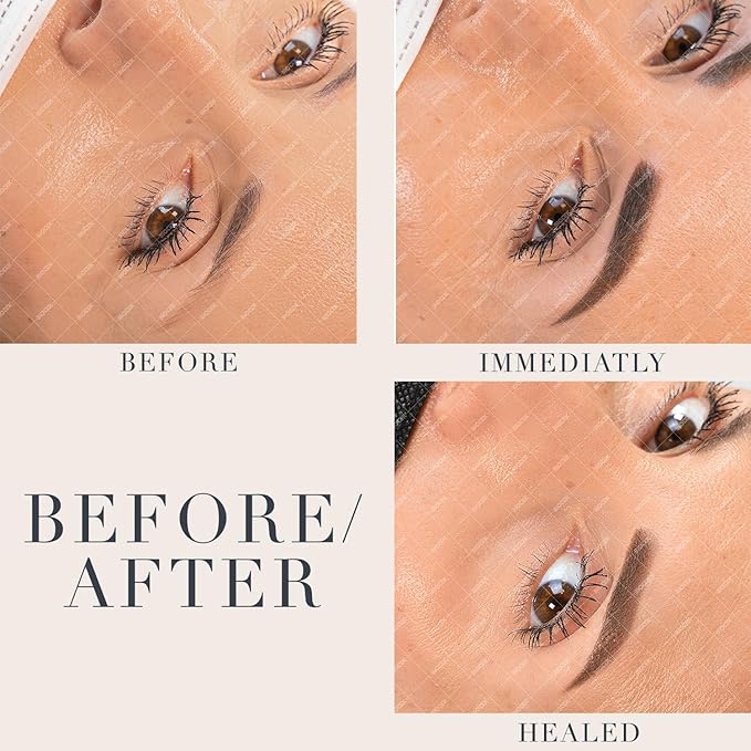 Brow Pigment for Permanent Makeup - Neutral Brown Color for Eyebrows - Inorganic Creamy - Made in Italy - Paris 0,24 fl.oz.