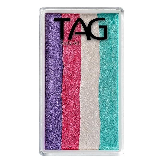 TAG Face and Body Paint - 1 Stroke Split Cake 30g - Custom, Unicorn Pearl