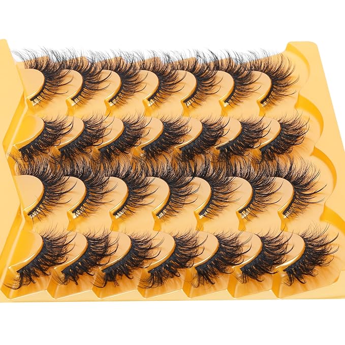 Fox Eye Lashes Wispy Faux Mink Lashes Fairy Cat Eye Lashes That Look Like Extensions Fake Eyelashes