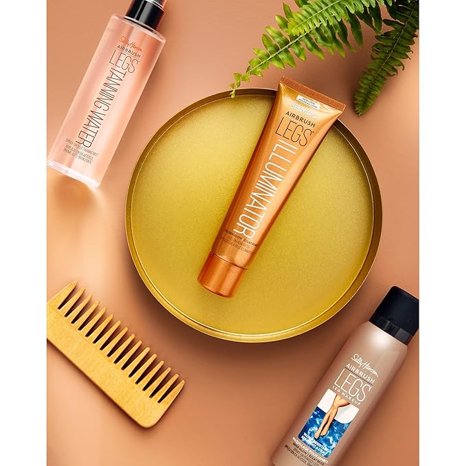 Sally Hansen Airbrush Legs Leg Spray-On Makeup Deep Glow and Tan Glow 4.4 Oz Each