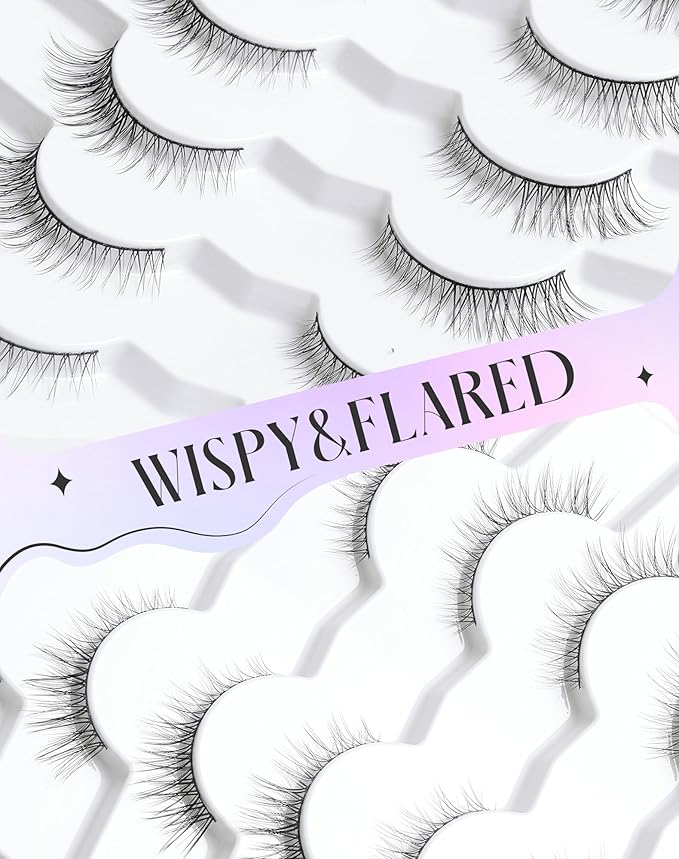 Natural Lashes Short Lashes Wispy Lashes Natural Look Natural Eyelashes Wispy False Eyelashes Small Lashes 11mm K41