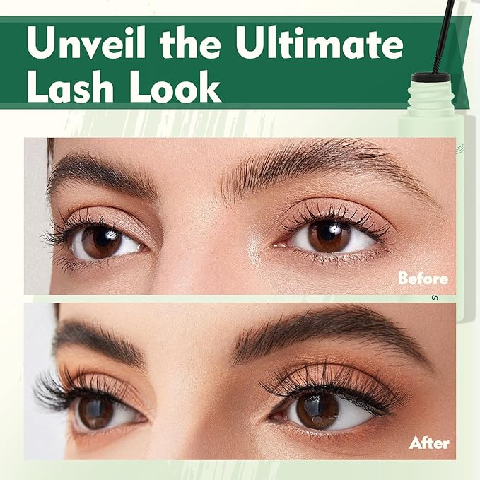 Lash Bond and Seal 10ML Comfortable Cluster Glue - Waterproof, Latex-Free for Sensitive Eyes - Strong, Gentle Lash Glue (Black)