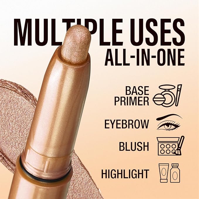 LANGMANNI Eyeshadow Stick, 6 PCS Waterproof Multi-Color Eyeshadow Pen Set, Creamy Long-Lasting Eye Makeup Kit, Natural & Shimmer Shades Contour Stick, Perfect Gifts For Women (#B)