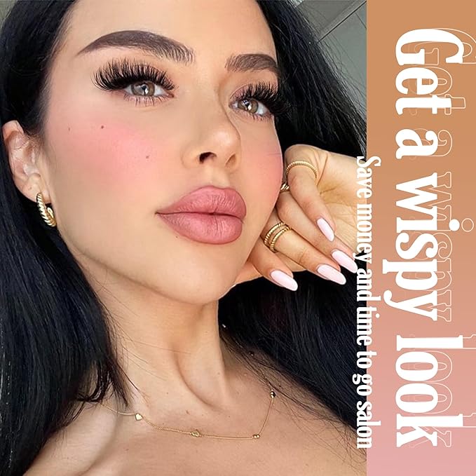 Focipeysa Eyelash Extension Kit, 200pcs 80D Mink Fur False Eyelashes, 10-18mm DIY Lash Clusters, Matte Black, Vegan, Cruelty Free, Includes Lash Bond & Remover, Tweezers