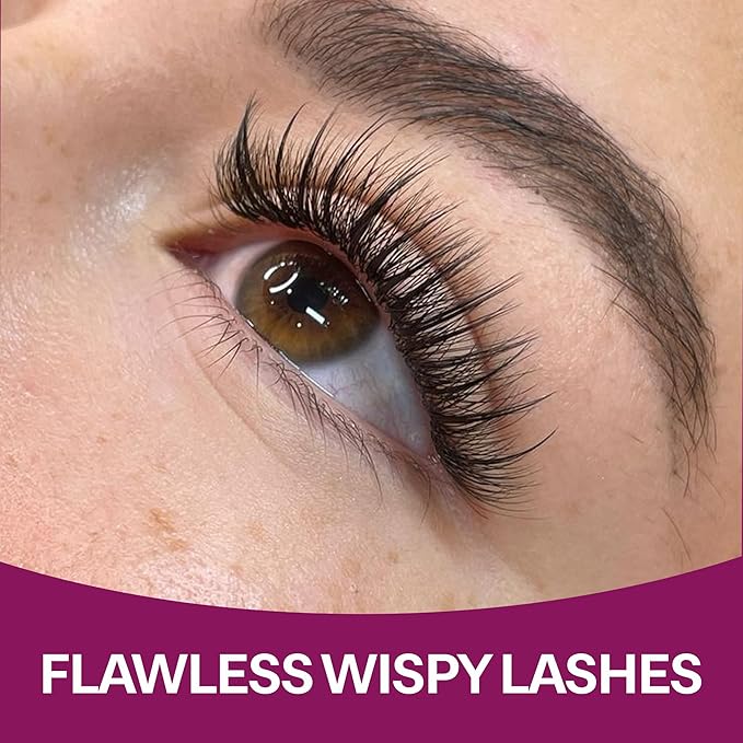 500 Wispy Promade Fans - 5D 7D 9D, C CC D Curl, 0.05-0.07mm Thickness, 9-16mm Length - Wispy Lashes Handmade Premade Lash Fans Loose Spike Premade Fans Eyelash Extensions (7D-0.07-C 15mm)