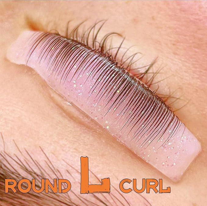 Lash Lift Shields L Curl Matte Eyelash Lifting Pads Grab Lash Firmly 2 Curl Version Silicone Perming Roller For Lash Lift & Tint Cute Perm Rod Easier Lami Lash Lamination - Frosted Pad Light Shield