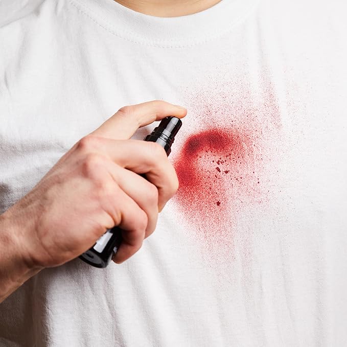 Pro FX Fake Blood Spray by Moon Terror | 60ml x3 | SFX Make up for Halloween Vampire Zombie Theatre | Special Effects Make up