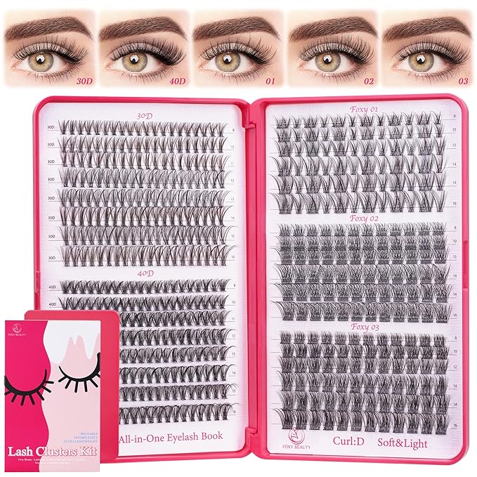 Lash Clusters Wispy - Lash Clusters,30D 40D Lash Clusters For Natural Look WideSpan 8-16MM Eyelash Clusters D Curl Lash Clusters For DIY Lashes At Home