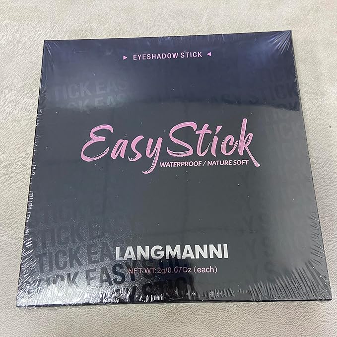 LANGMANNI Eyeshadow Stick, 6 PCS Waterproof Multi-Color Eyeshadow Pen Set, Creamy Long-Lasting Eye Makeup Kit, Natural & Shimmer Shades Contour Stick, Perfect Gifts For Women (#B)