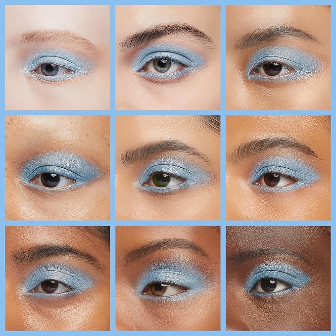Cream Eyeshadow | Natural Organic Eye Makeup, Richly Pigmented Creme Eyeshadow For Women (Sky (Shimmer))