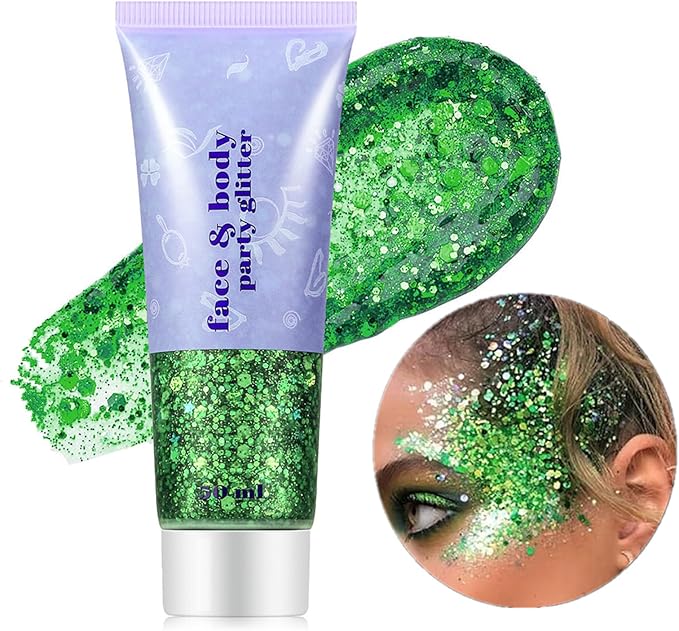 OnePearl festival face glitter image for beauty-focused consumers