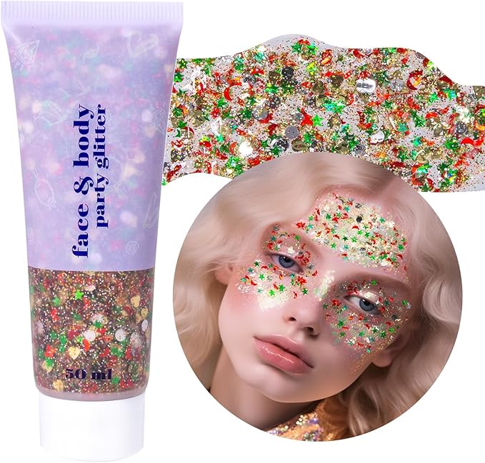 OnePearl festival face glitter image for beauty-focused consumers
