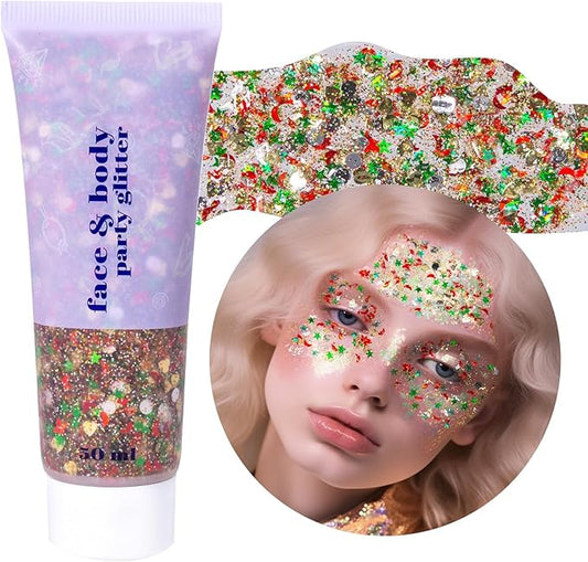 OnePearl festival face glitter image for beauty-focused consumers