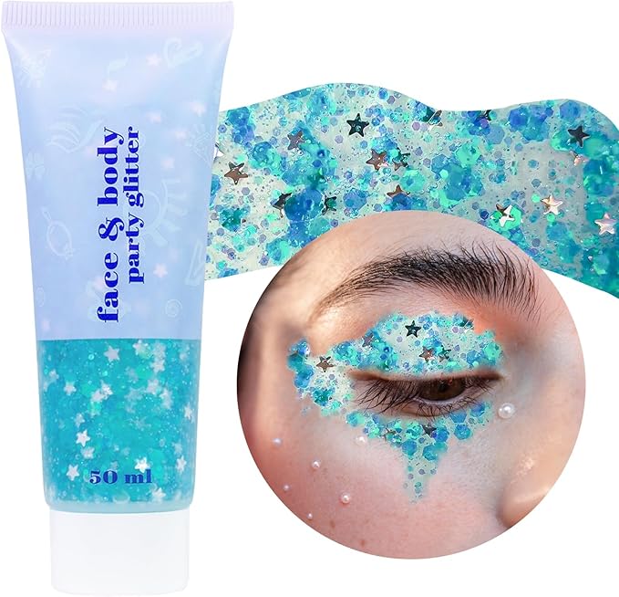 OnePearl festival face glitter image for beauty-focused consumers